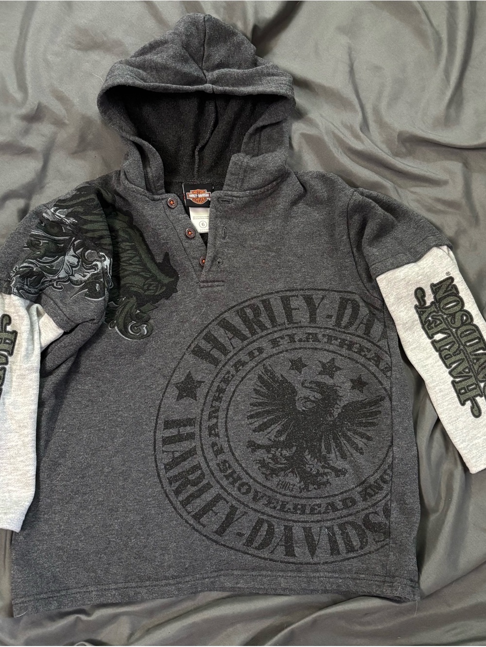 Harley-Davidson Hoodie Sweatshirt Size 6